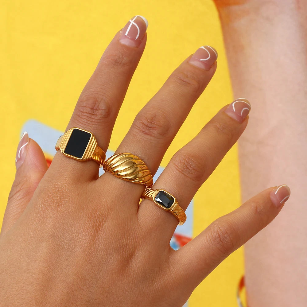 Madeline Jewels Minimalist Geometric Ring