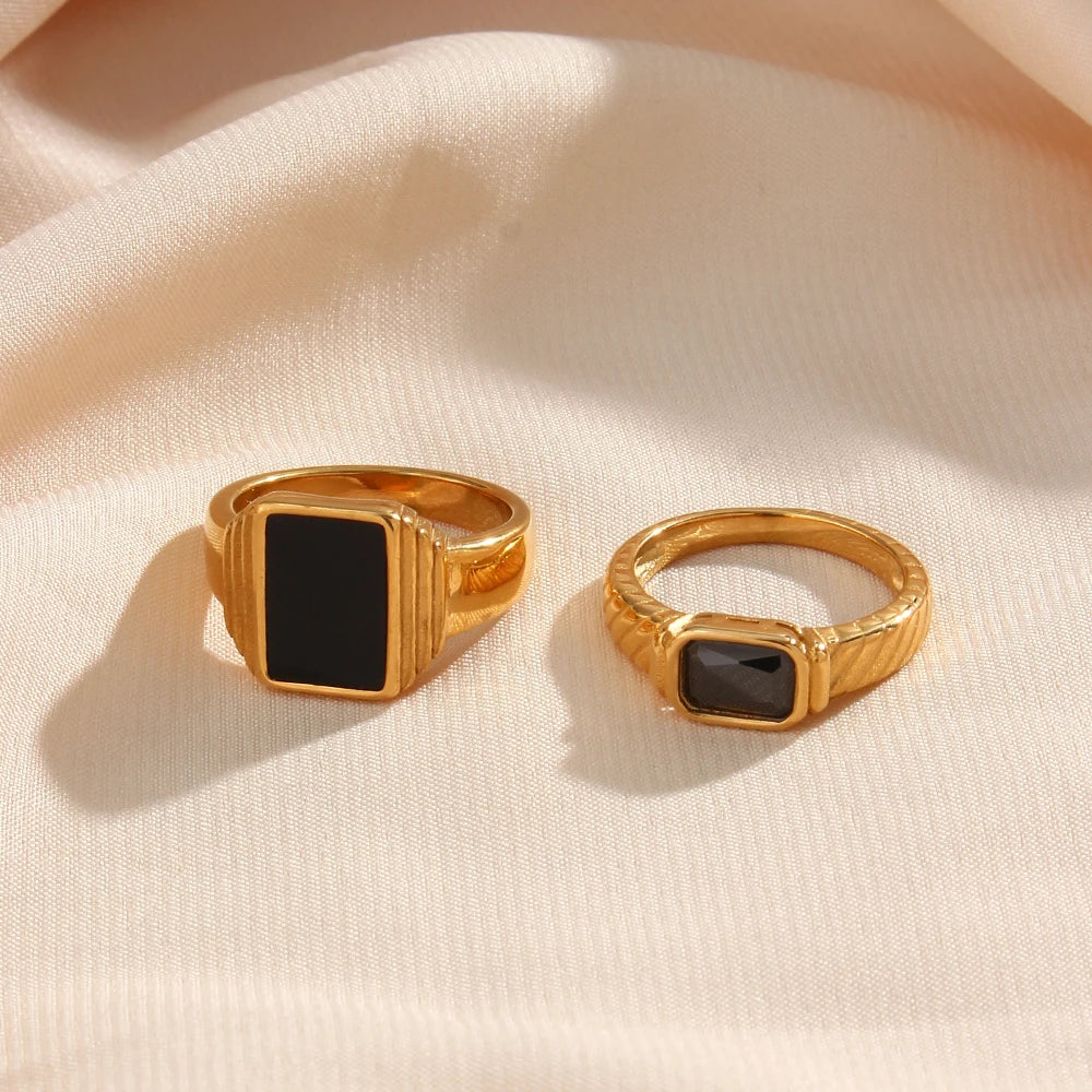 Madeline Jewels Minimalist Geometric Ring