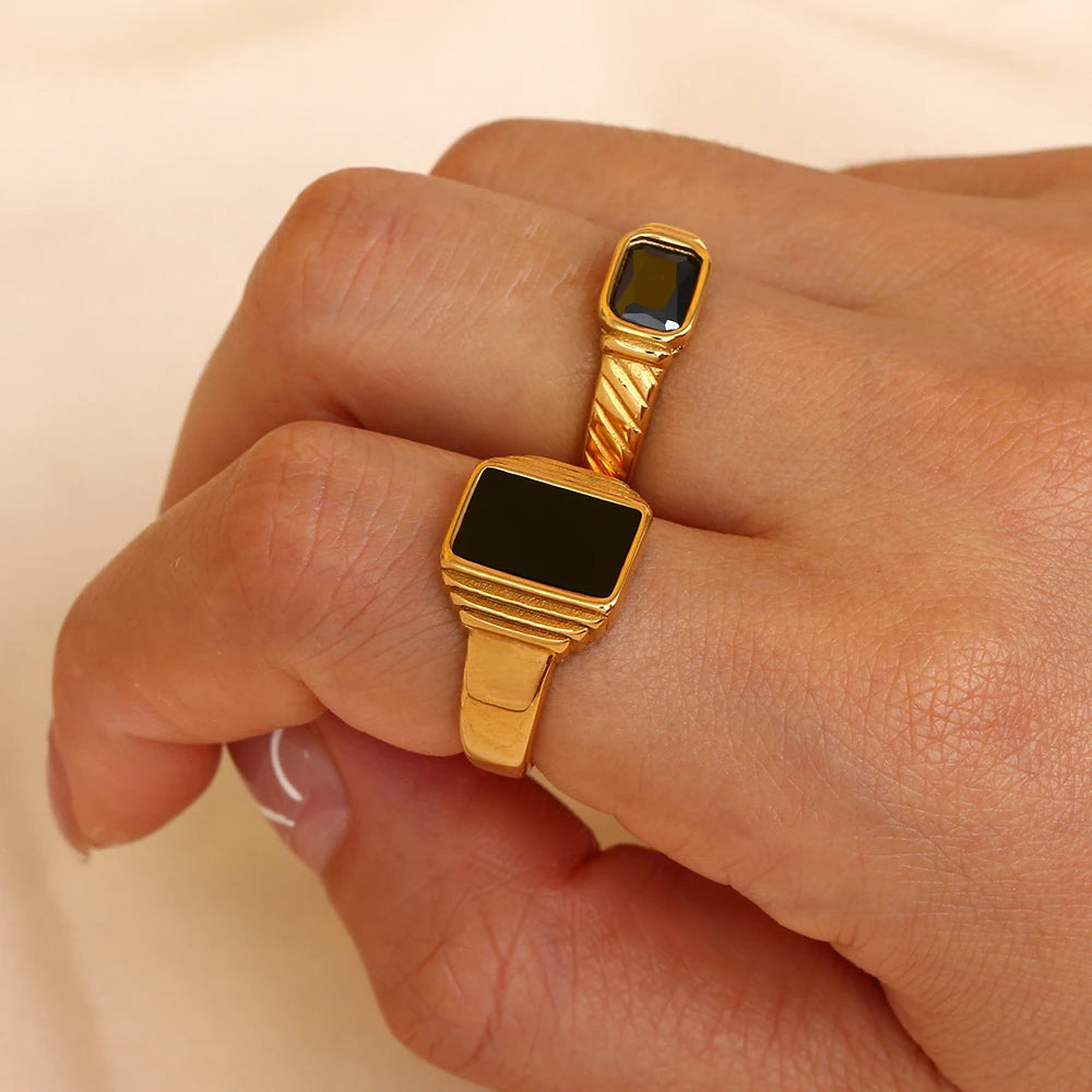 Madeline Jewels Minimalist Geometric Ring