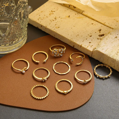 Gold Ring Set for Women by Madeline Jewels